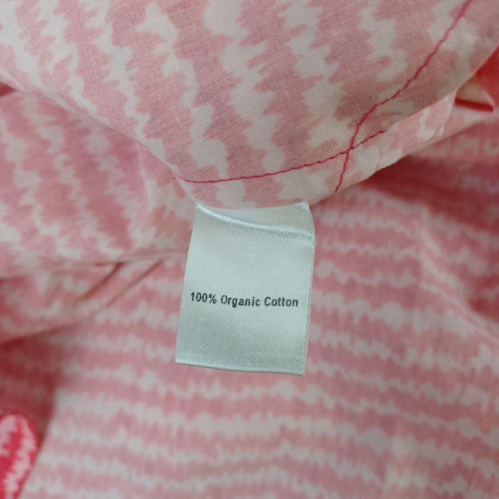 Tucker Allyson Midi Dress Size L Women Preppy In Raspberry Sound Organic Poplin - Picture 12 of 13